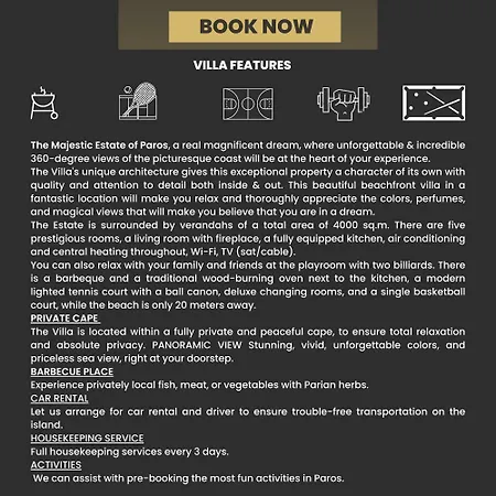 Martineli - A Beachfront Estate * Drios